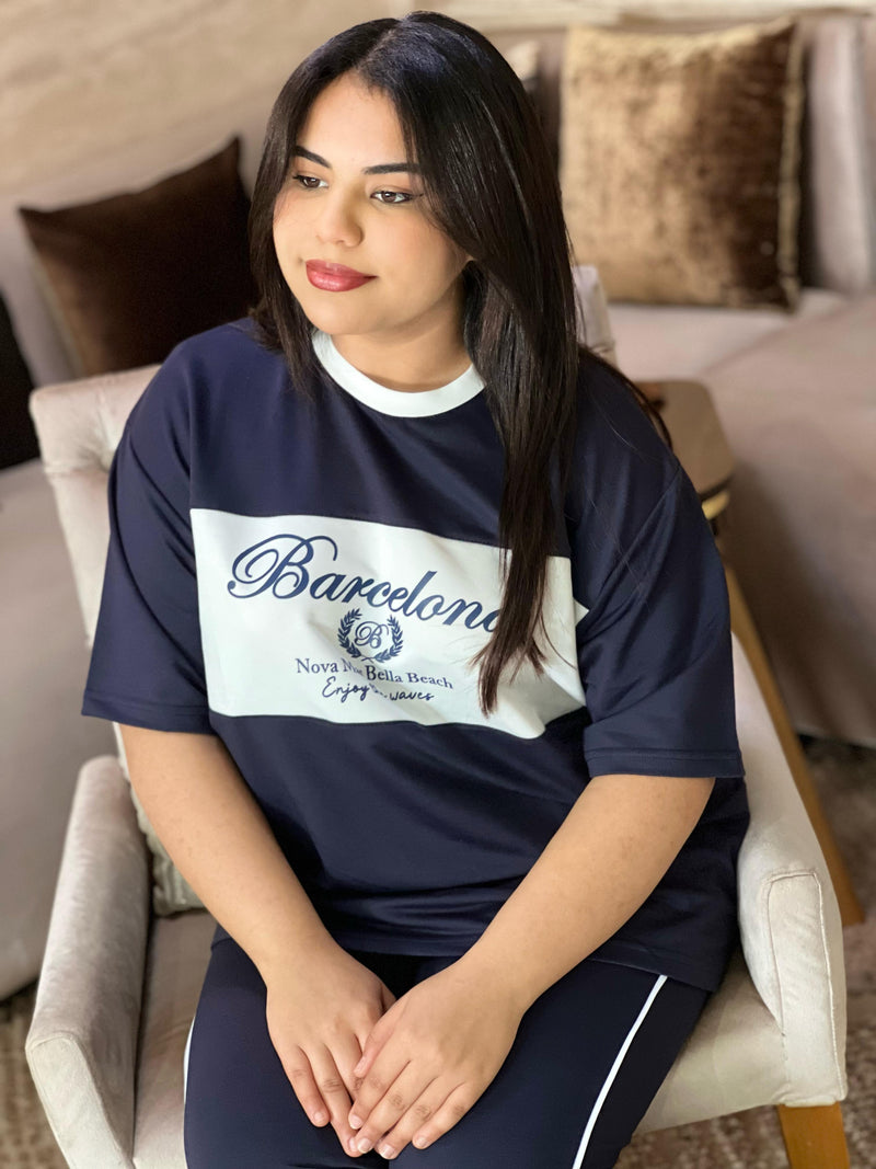 🖤 T-shirt Oversize "Barcelona"