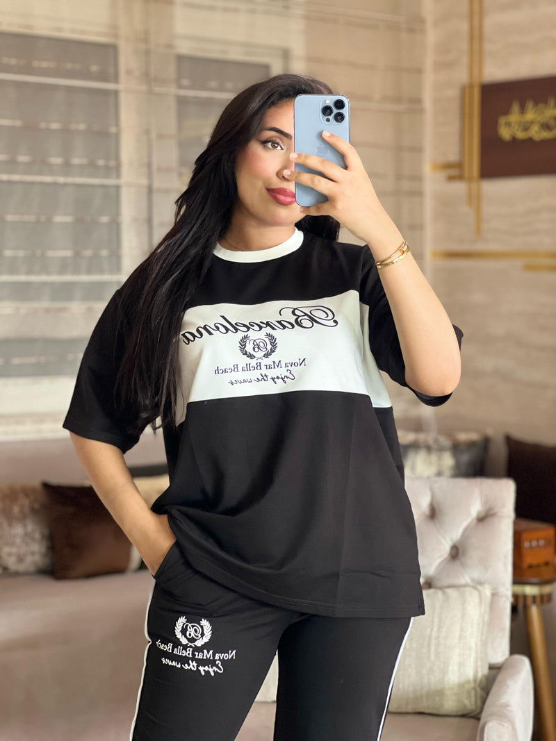 🖤 T-shirt Oversize "Barcelona"